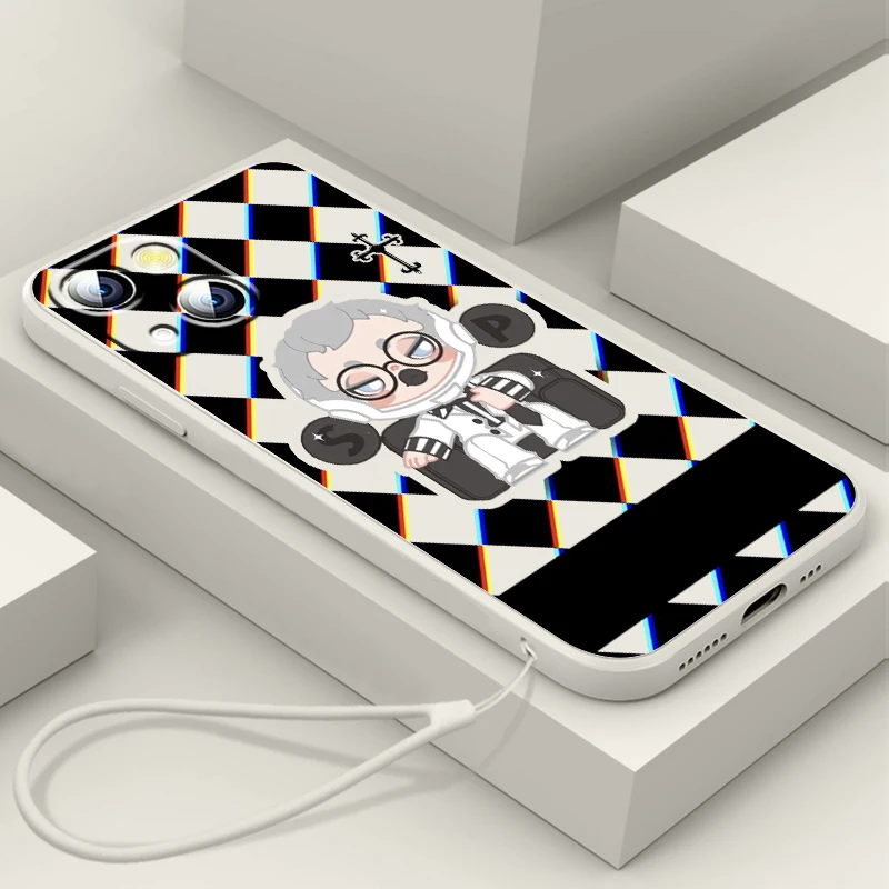 

Cartoon Girl M-Molly Cool Case For Apple iPhone 14 13 12 Mini 11 Pro XS MAX XR X 8 7 6S SE Plus Liquid Rope Phone Cover Shell