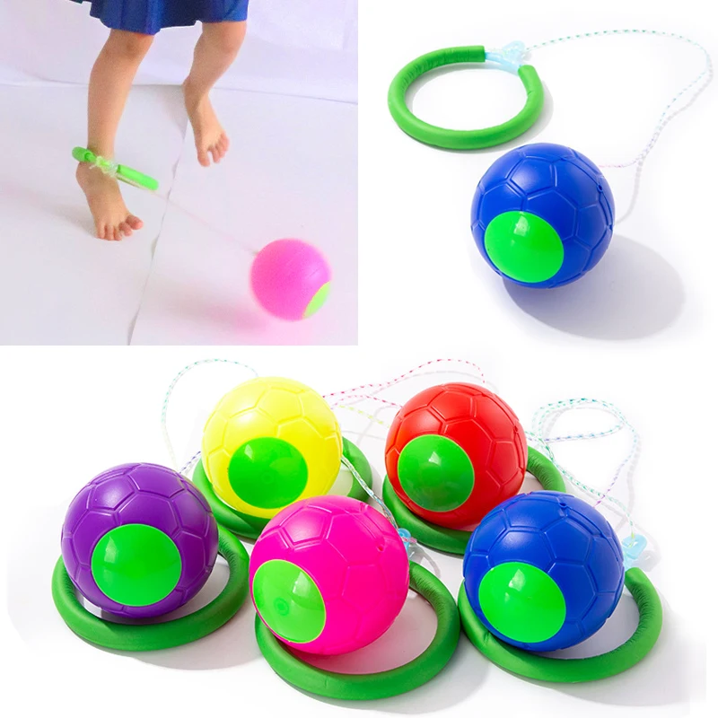 

1PC Skip Ball Outdoor Fun Toy Ball Classical Skipping Toy Exercise coordination and balance hop jump playground may toy ball