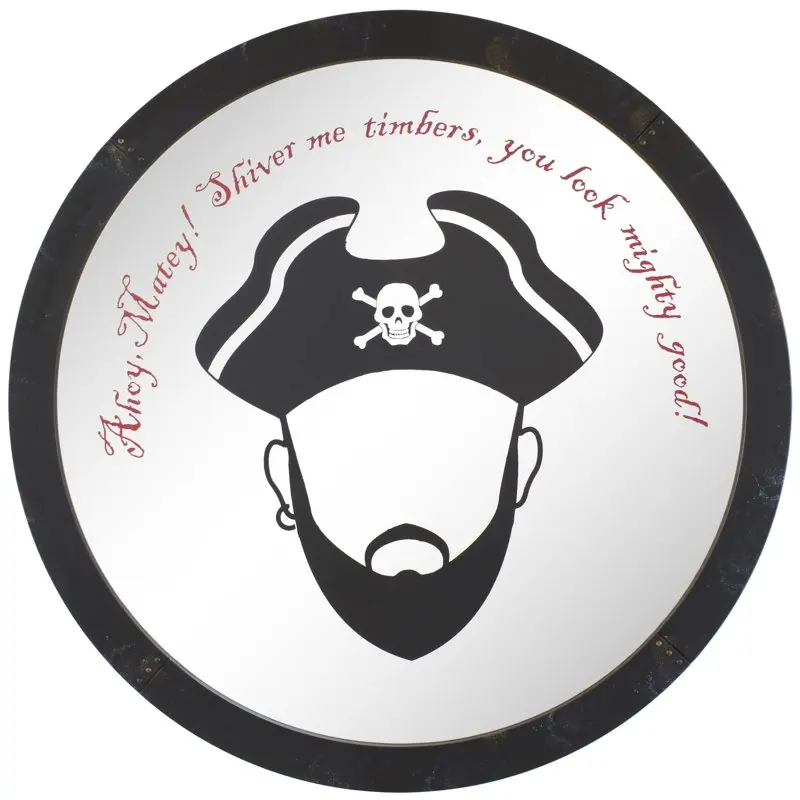 

(60.96 cm) I Am a Pirate Mirror