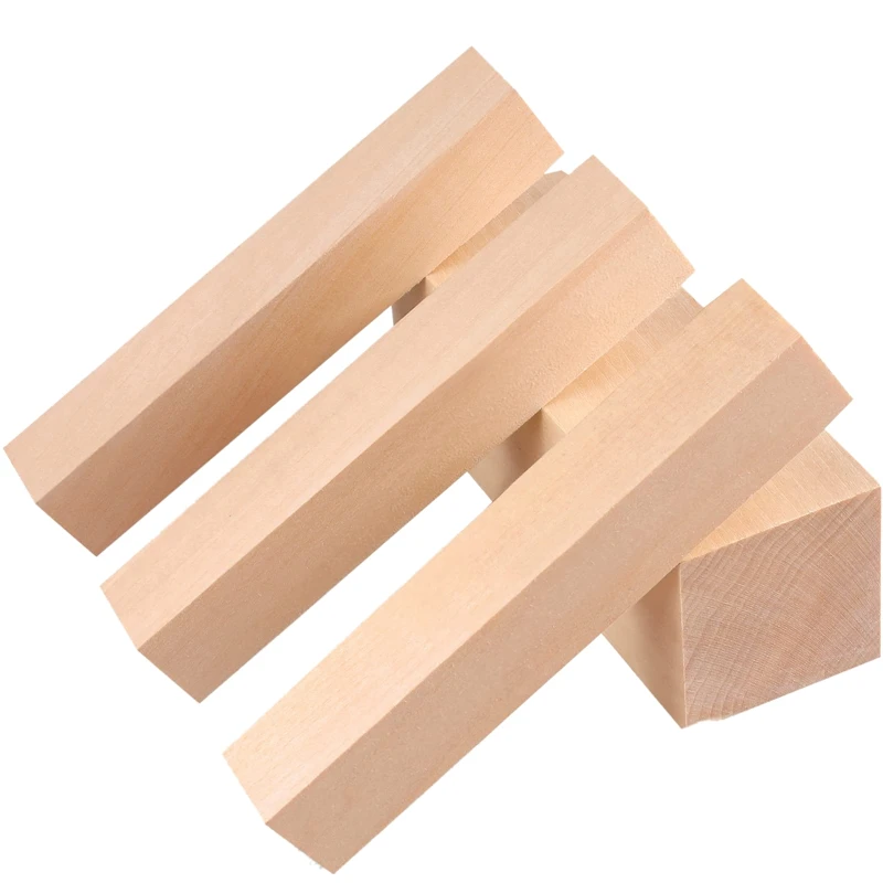 

6Inch Basswood Carving Blocks, 4Pcs Whittling Blocks Basswood For Craft, Basswood Carving Wood For Beginner To Expert