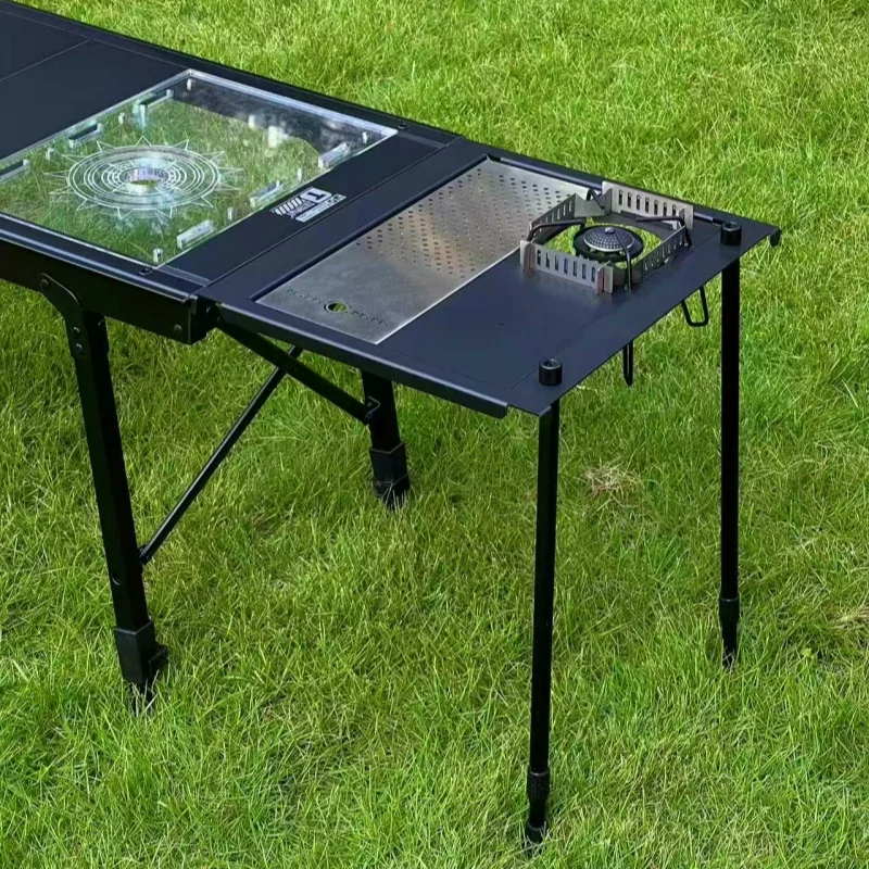 Стол IGT 3-универсальный походный стол зеленый складной из алюминиевого сплава Igt