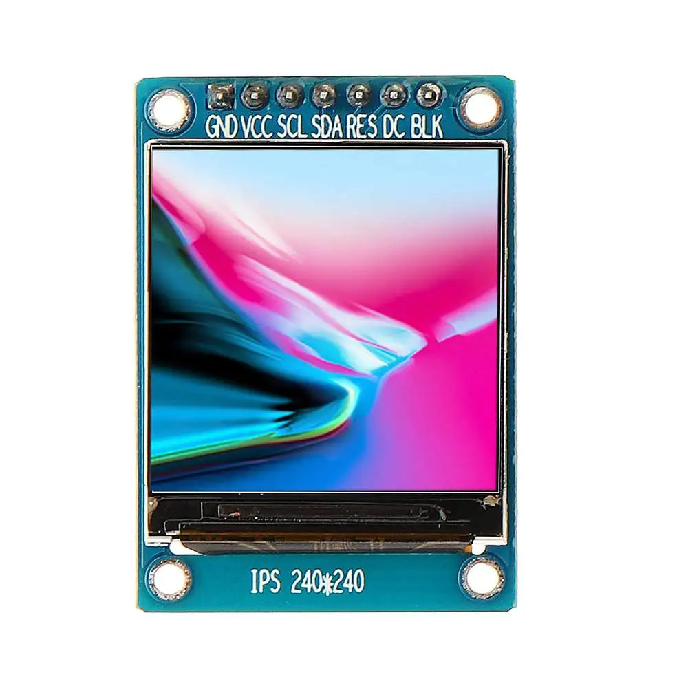 

1.3 Inch IPS TFT LCD OLED Display Modules 240*240 Color HD LCD Screen 7 Pins 3.3V ST7789 Driver Module SPI Interface