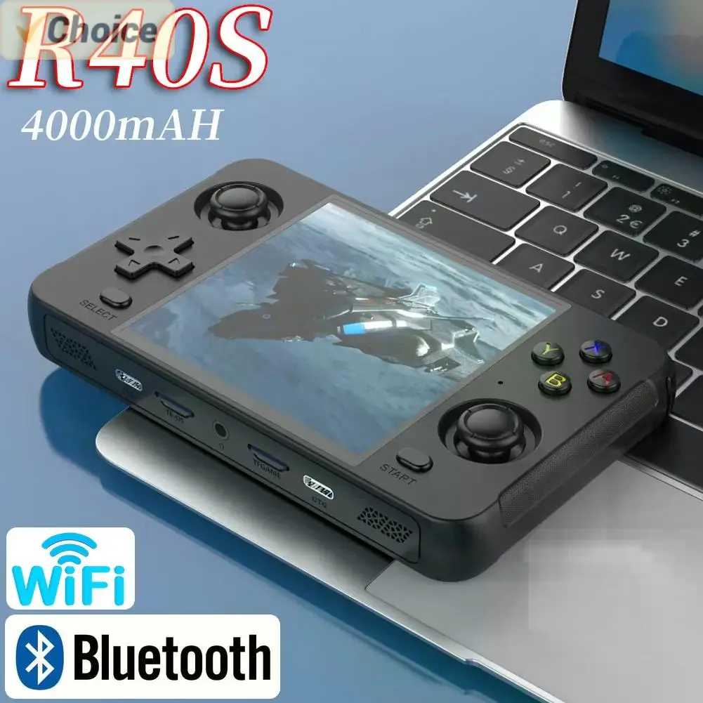 Портативный Игровой Плеер R40S С Системой Linux 4-дюймовый IPS-экран 720*720 Wi-Fi 2 4 ГГц + BT