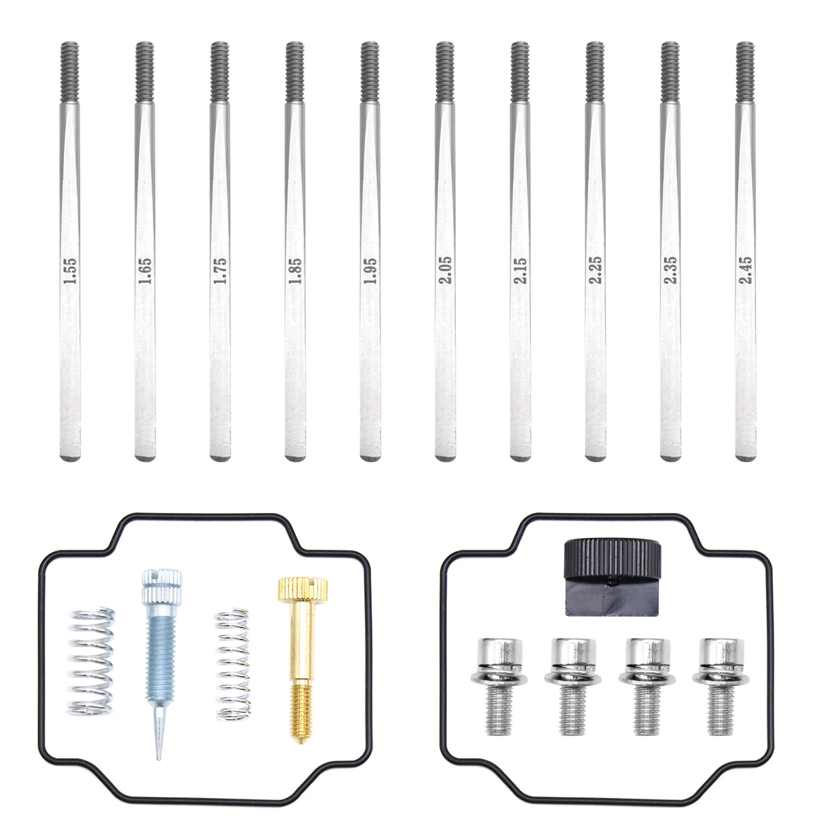 

ZSDTRP 2-тактный карбюратор LECTRON, дозирующие стержни, инструмент для настройки прокладок, высокоскоростной винт для заправки, комплекты винтов для регулятора холостого хода