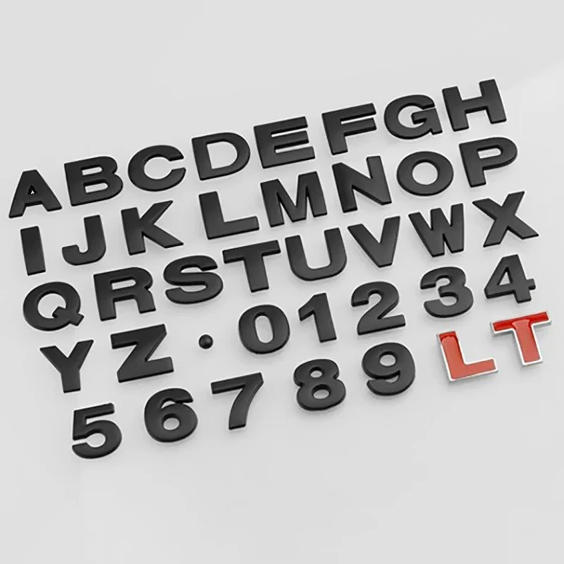 

1 шт., металлическая 3d-наклейка на багажник автомобиля, с буквами и логотипом