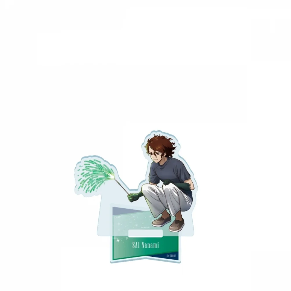 Фото 2026 новый доктор камень акриловой стенд KEYCHAIN SENKU GEN KOHAKU TSUKASA XENO Стэнли полный набор симпатичный персонаж №3