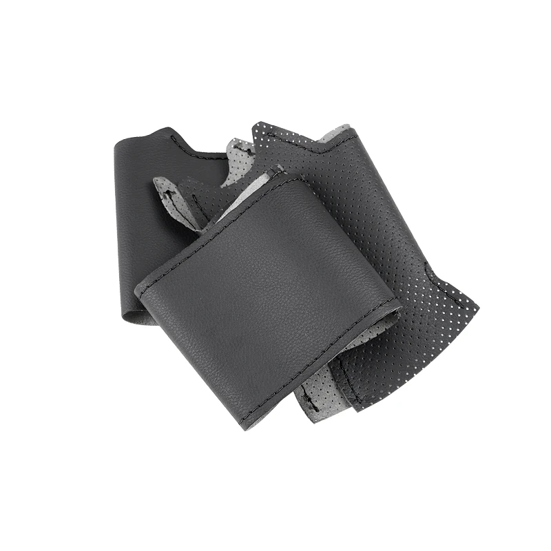 

Оплетка на руль для Renault Megane 2 2003-2008 Kangoo 2008 Scenic 2 2003-2009, прошитый вручную кожаный чехол на руль