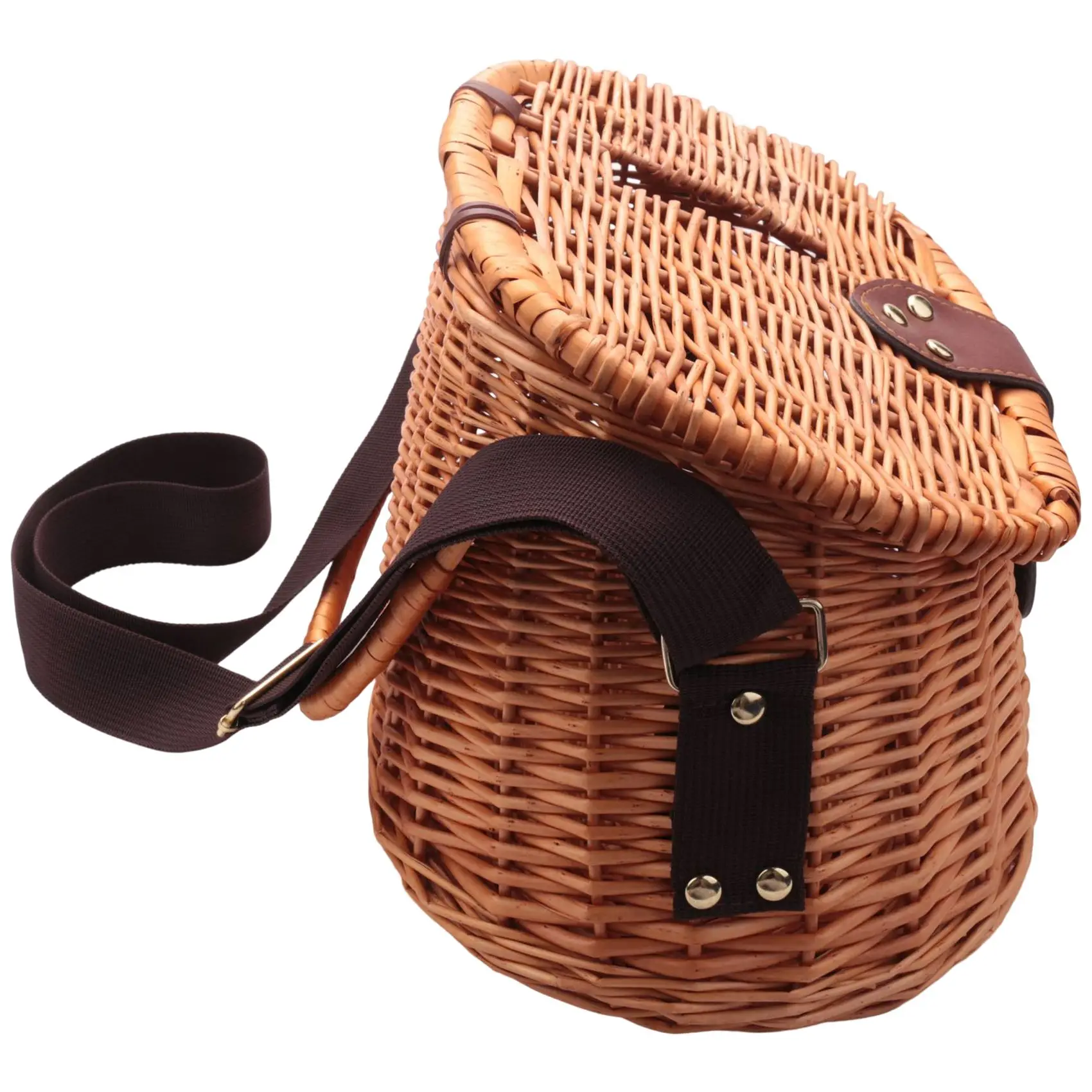 Плетеная корзина для рыбалки искусственная клетка рыболовная коробка уличная