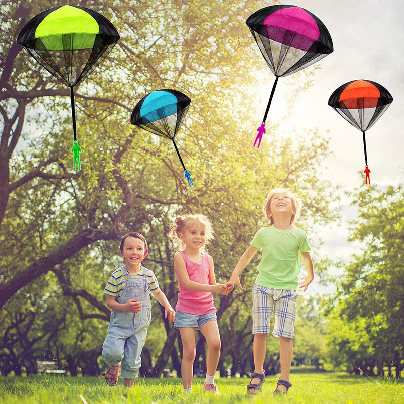 

Hand Throwing Mini Soldier Camouflag Parachute for Kids Outdoor Toys Game Educational Flying Parachute Sport for Child Toys