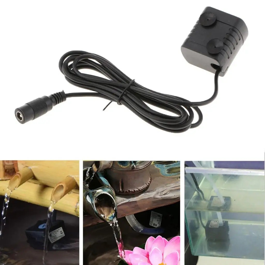 

Маленький Бесщеточный Водяной насос постоянного тока для кулера для кемпинга ПК процессор водяного охлаждения 2 в