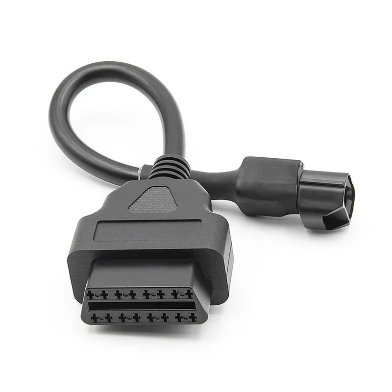 Фото Линия преобразования мотоцикла для Gwangyang KYMCO 3-контактный на Obd2 16-контактный диагностический кабель для мотоцикла Kawasaki 3-контактный разъем-адаптер EFI №3