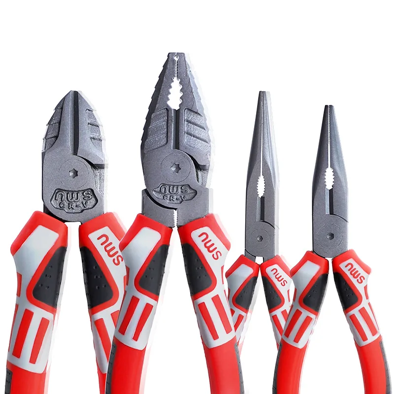 

6''/7''/8” Wire Cutter Alloy Steel Side Cutter Heavy Duty Stripping Pliers Multifunctional Manual Tools for Electrician