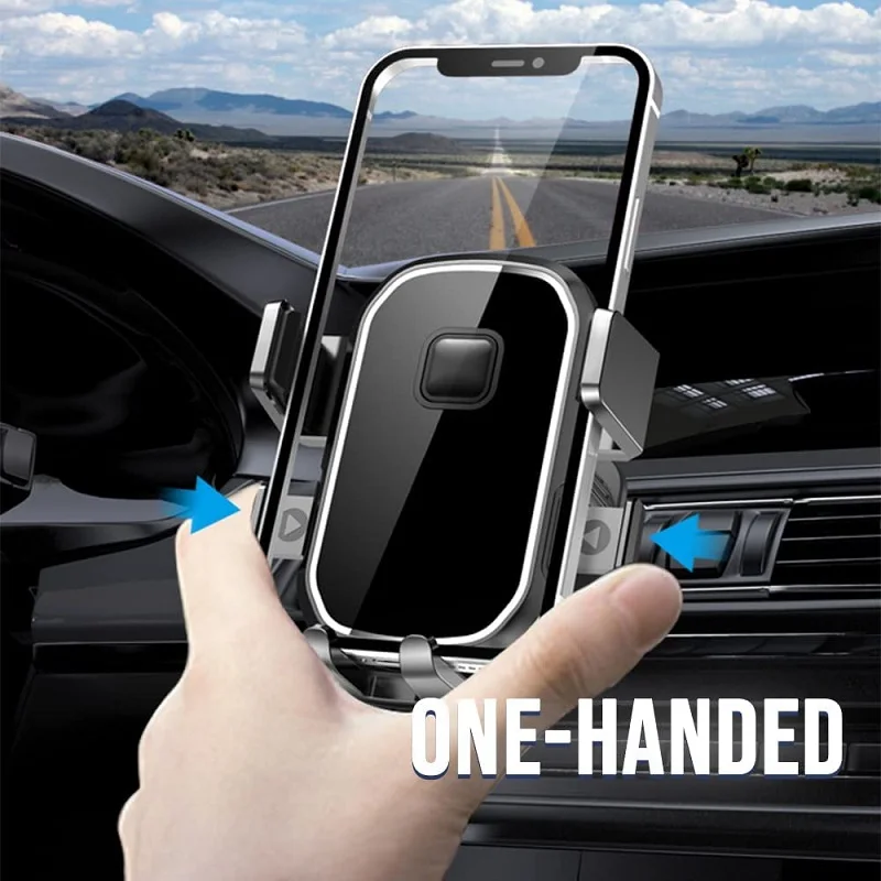 

Car Air Vent Mobile Phone Holder, Suitable for Car Air Conditioning Air Vent Clip, Install GPS Support iPhone Xiaomi