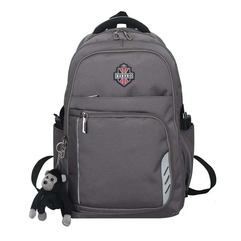 

Unisex Men's Backpack Large Capacity School Bags for Teenage Boys Girls Nylon Casual College Students Back Pack Women