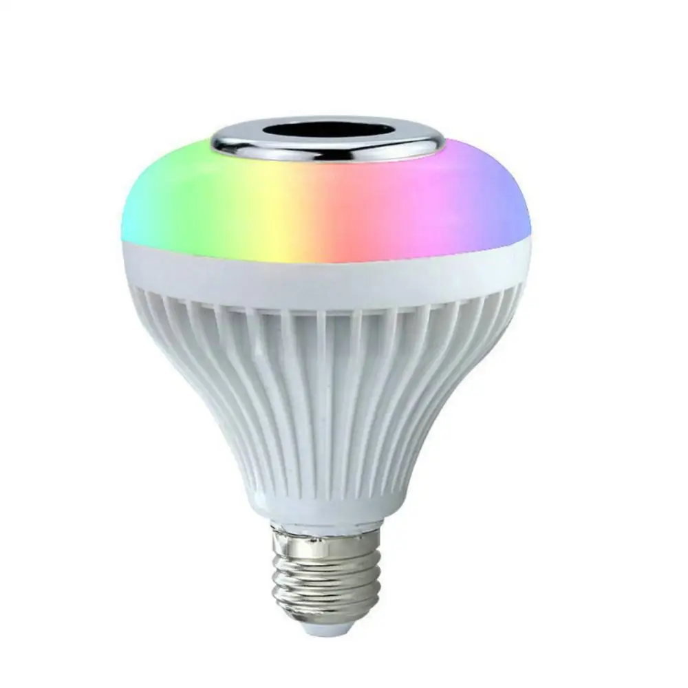 

12W Smart Light Bulb E27 LED RGB Bluetooth Speaker Bulb 100V-240V RGB+White Dimmable Led Bulb Music Player Color Bulb Home Decor