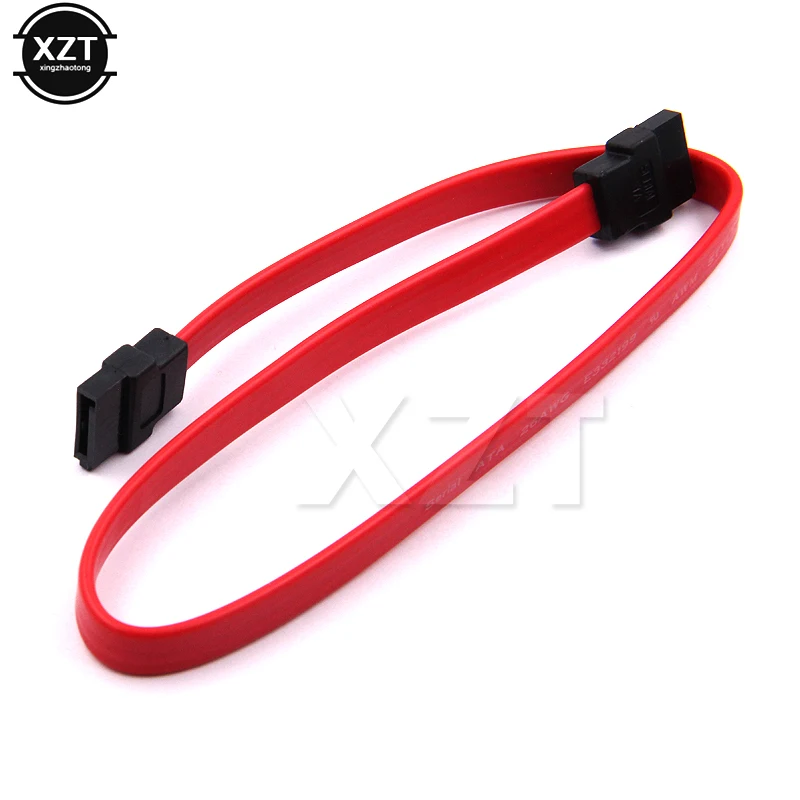 10pcs Hot Sale SATA Cable 0.45m Serial Cable for Hard Drive Connection Serial ATA SATA II 2 Hard Drive Data Cable