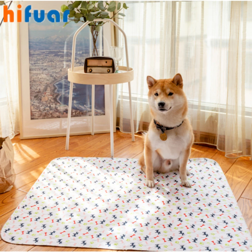 

Washable Dog Pet Diaper Mat Reusable Urine Absorbent Waterproof Training Pad Environment Protect Diaper Mat Dog Car Seat Cover