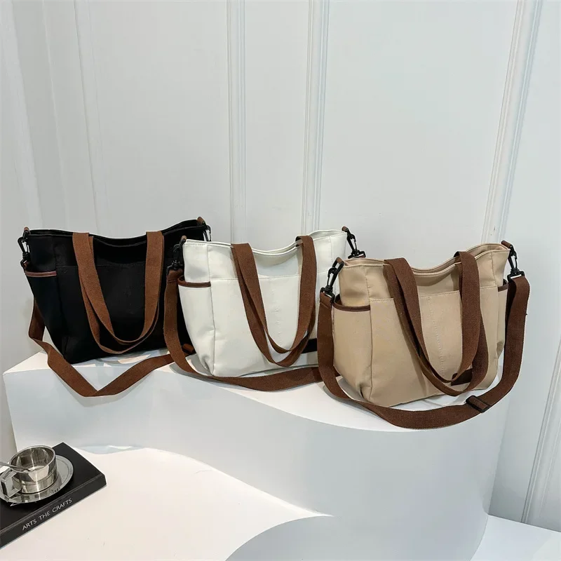 Маленькие сумки-тоут для женщин повседневная холщовая сумка женские сумки на