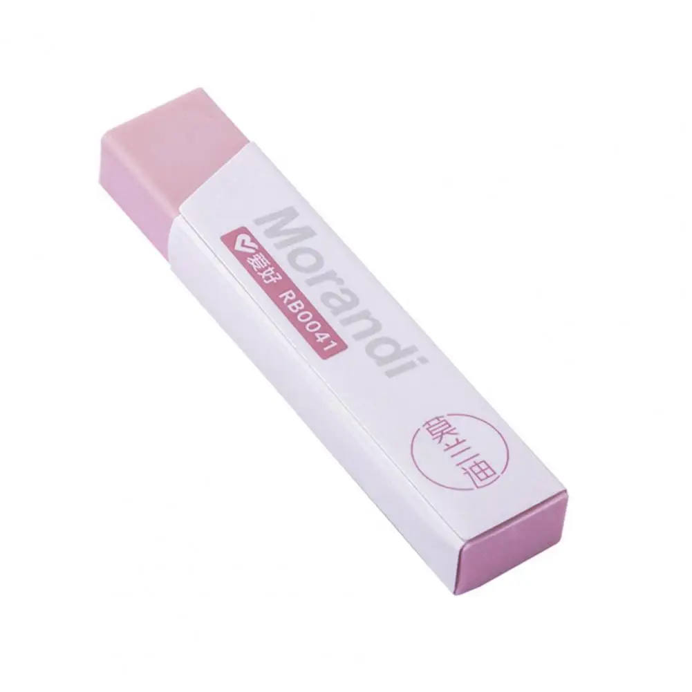 

2Pcs Student Erasers Sweet Color Easy Clean Leave No Trace Stationery Rubber Kids Soft Cute Erasers School Supplies