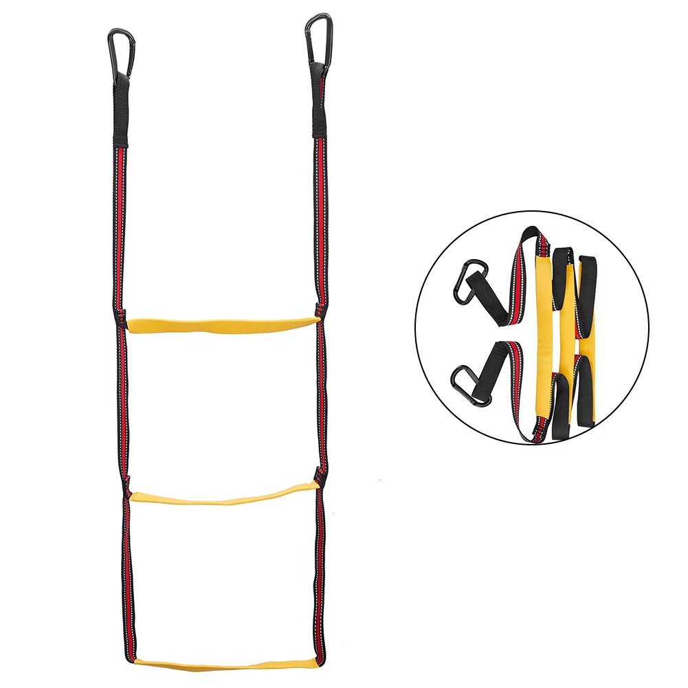 3 Step Marine Rope Ladder For Inflatable Boat Kayak Motorboat Canoeing Rope Ladder Inflatable Kayak Folding Boarding Ladder