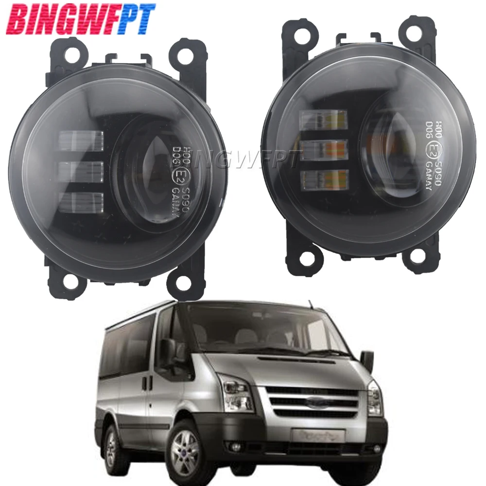 

Противотуманные фары высокой яркости для Ford Tourneo Transit, Стайлинг автомобиля светодиодный противотуманные светильник, дневные ходовые огни DRL...