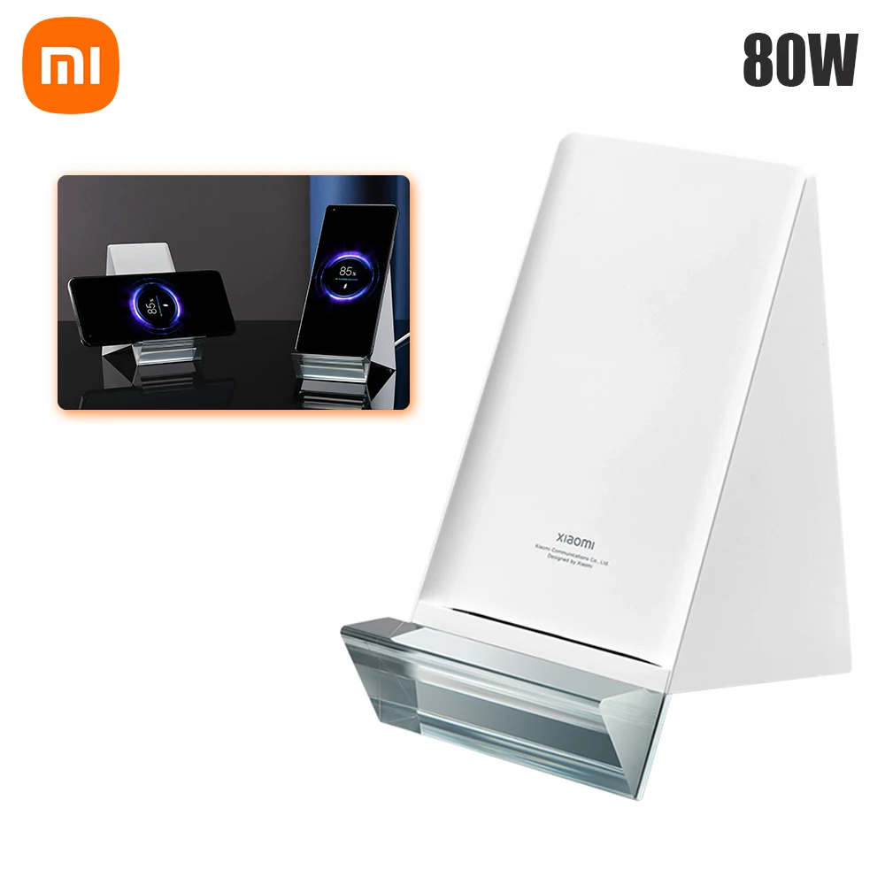 

Набор беспроводных зарядных док-станций Xiaomi Mi 80 Вт, док-станция для быстрой беспроводной зарядки для iPhone/Samsung Galaxy/Huawei