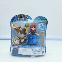 disney frozen little kingdom anna sven cartoon movie doll gifts toy model anime figures collect ornaments b5187