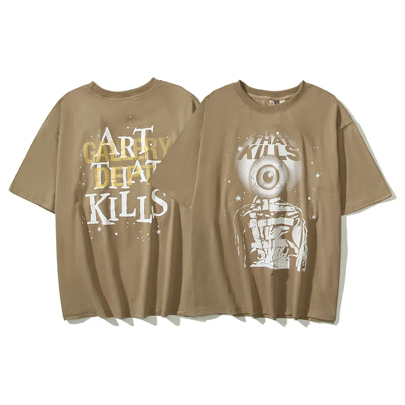 

Spring/Summer GALLERY DEPT Fashion Brand Printed Letter Slogan LOGO Printed Round Neck Casual Short Sleeve Unisex T-shirt