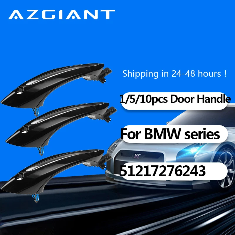 

For BMW F18 F10 F06 F07 Car Exterior Comfort Access Door Handle Keyless Go Replacement For BMW 5 6 Series Black 1