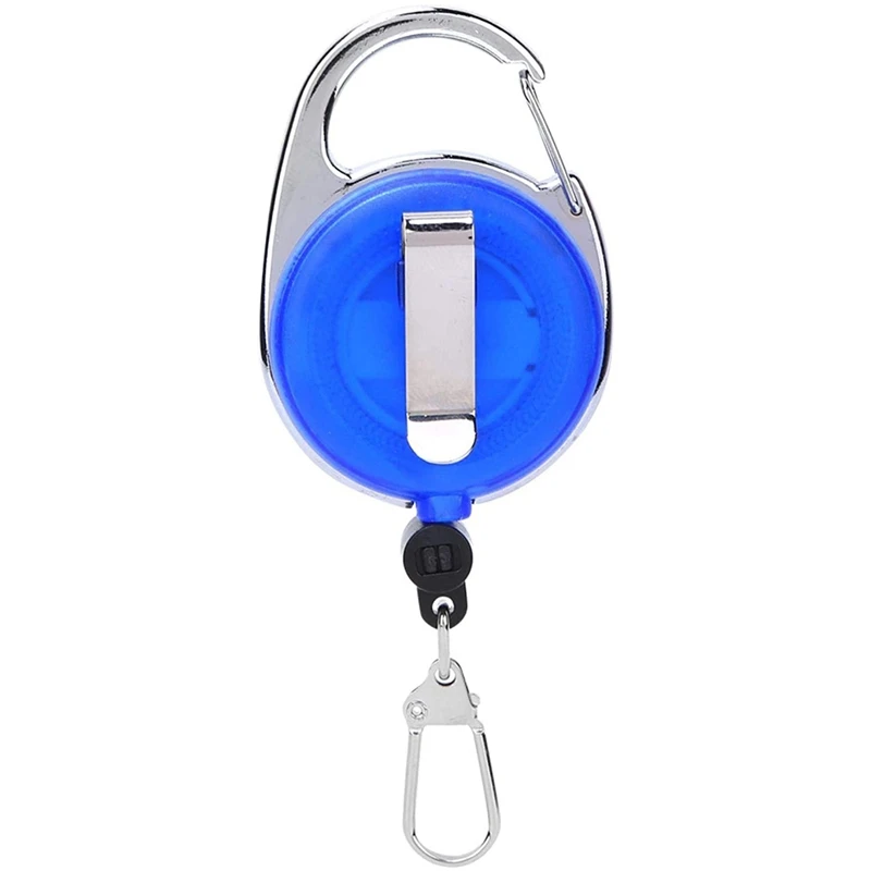 

Portable 1 Meter Fly Fishing Length Measuring Ruler Carabiner Tape Telescopic Measure Combo Retractor Mini Tool