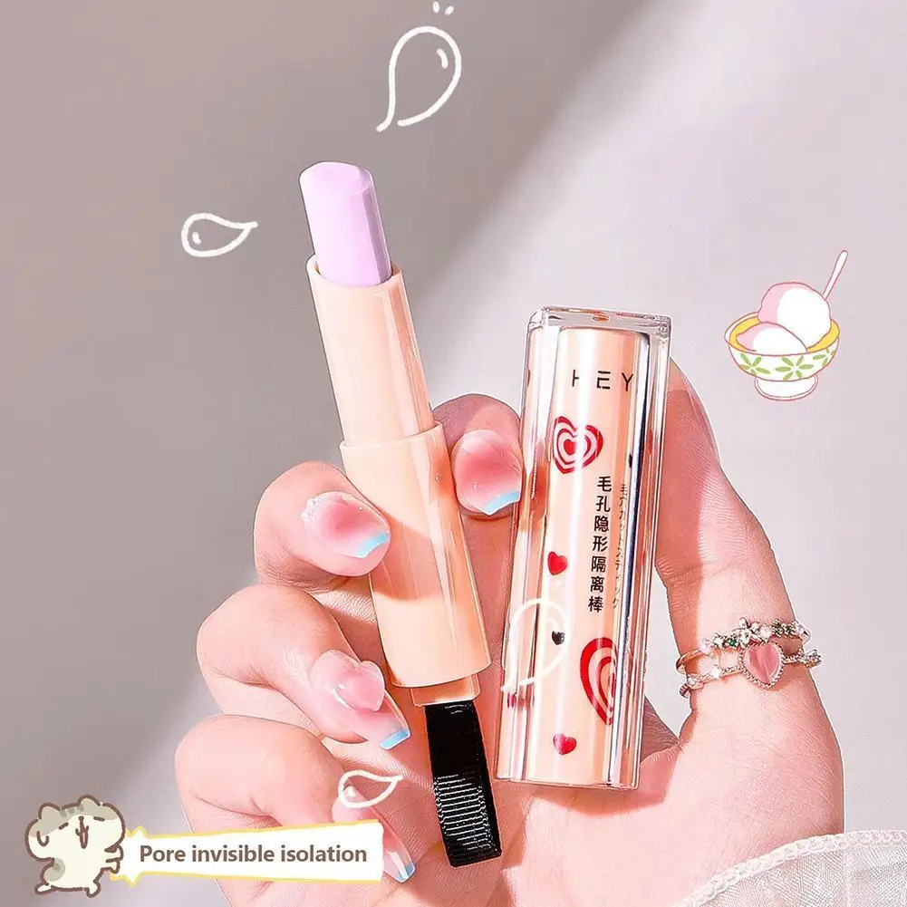 

Makeup Primer Lasting 1pcs Beauty Products Concealer Face Tone Skin New Brighten Stick Oil Nature Control Makeup Base Pore M4L3