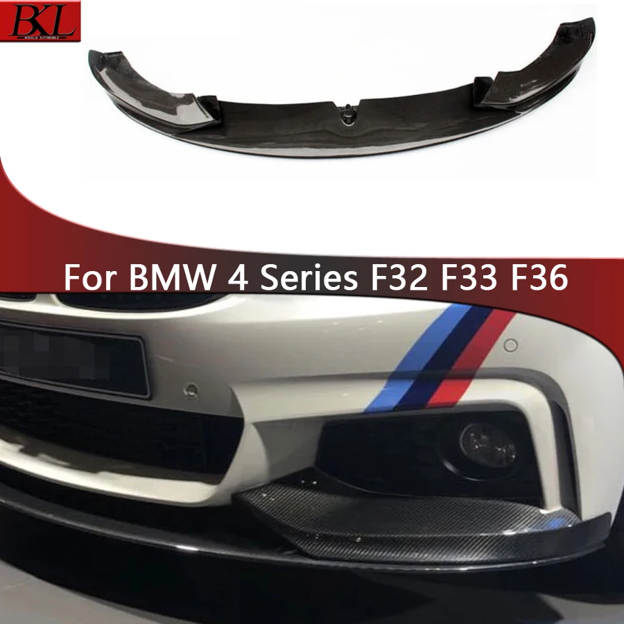 Передняя губа переднего бампера из углеродного волокна для BMW 4 серии F32 F33 F36 420i 430i