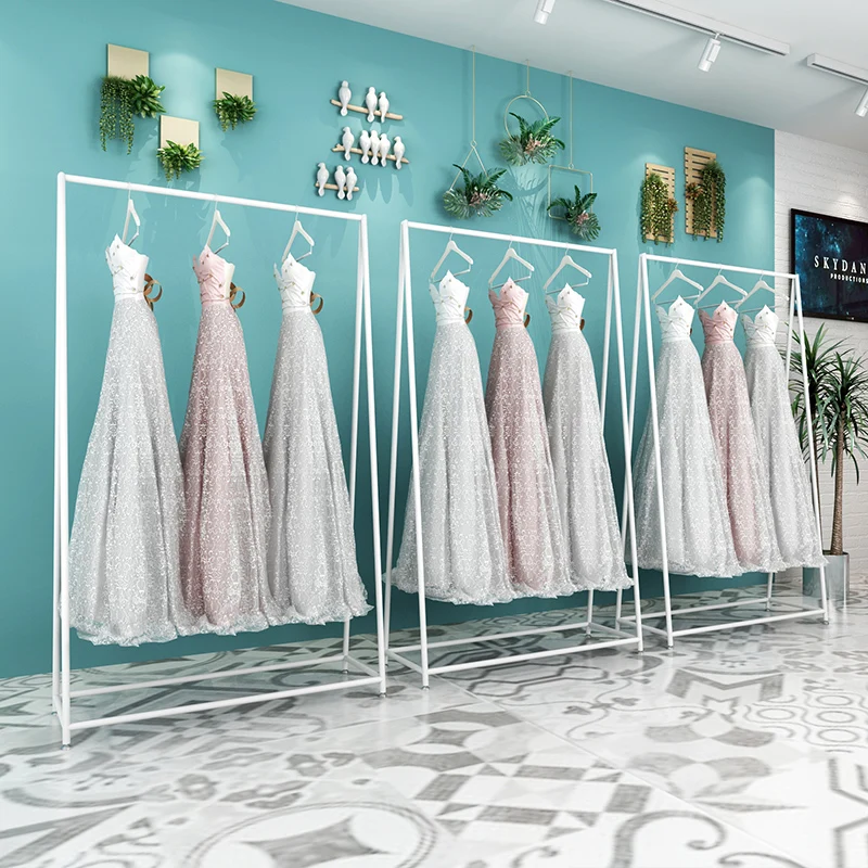 

Свадебное платье zq, строгий магазин платьев, белая витрина, напольная полка, стойка для магазина фотографий