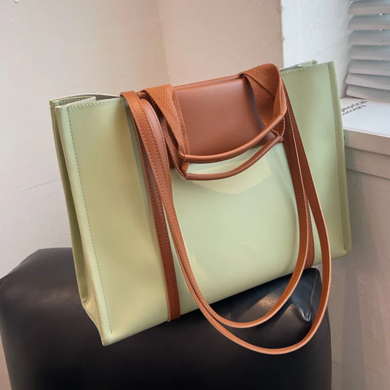 

Everyday women's leather shoulder bag Pu large shopping bag designer brand handbag women's travel large shoulder bag Bolsas