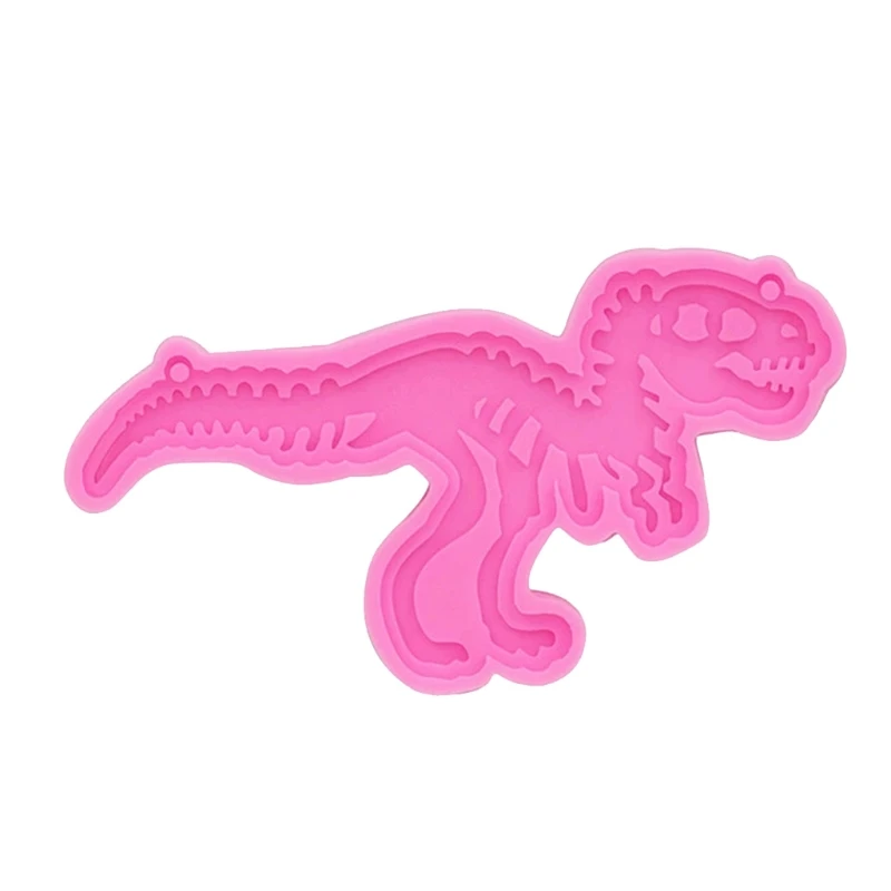 

DIY Dinosaur Keychain Silicone Epoxy Mold DIY Keychain Pendant Jewelry Crafting Mould for Valentine Love Gift