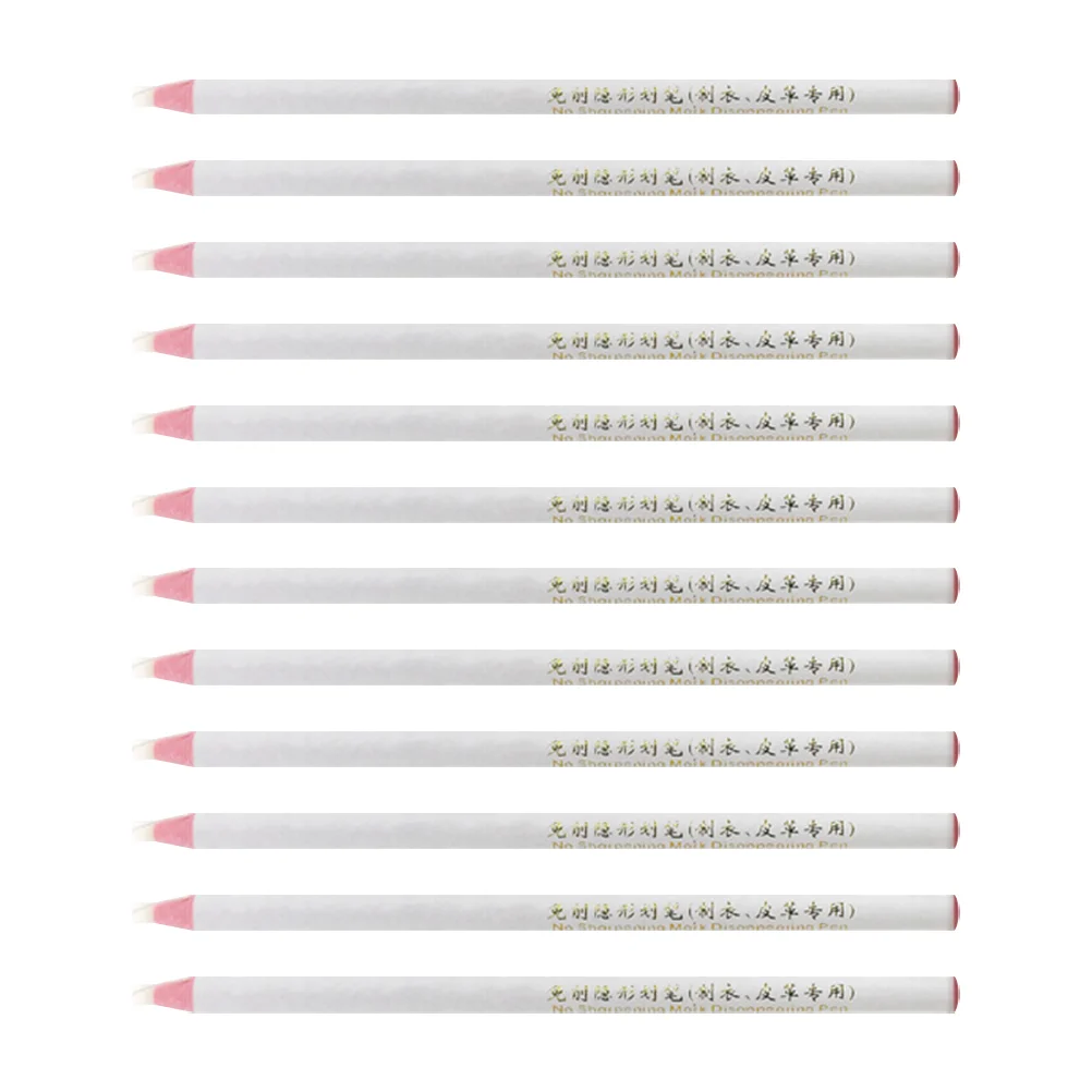 

12pcs Invisible Markers High Temperature Cutting Invisible Markers Gift for Kids ( White )