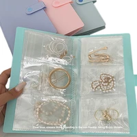 anti oxidation jewelry organizer folder ring earrings necklace storage protective book jewelry packaging display hermetic bags