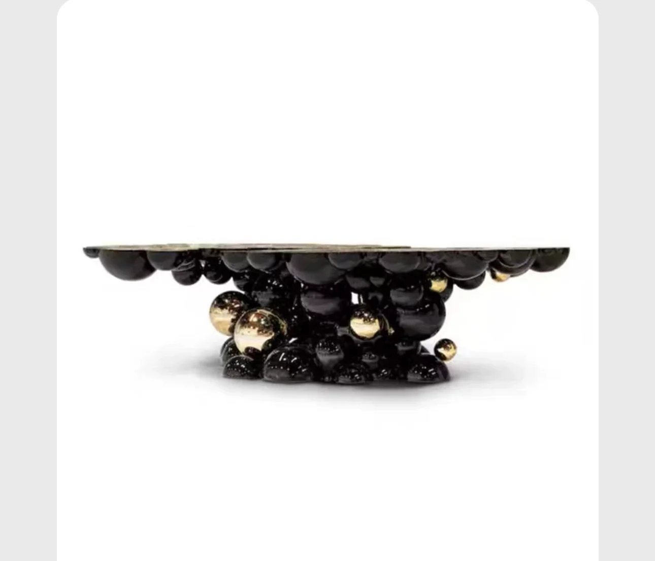 Высококачественный светлый роскошный современный журнальный столик из