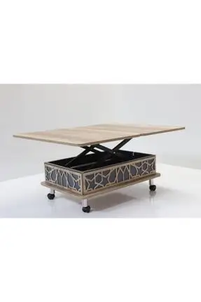 

Modern lux Blue 3 Kadameli Alaska Smart Magic Coffee table With Wheels for coffe table