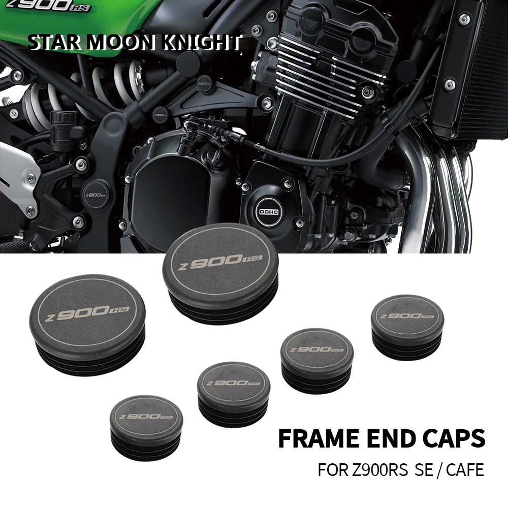 

Motorcycle Accessories Frame End Caps Frame Hole Cover Caps Plug Decorative For Kawasaki Z900RS Z 900 RS SE Cafe 2017 - 2022