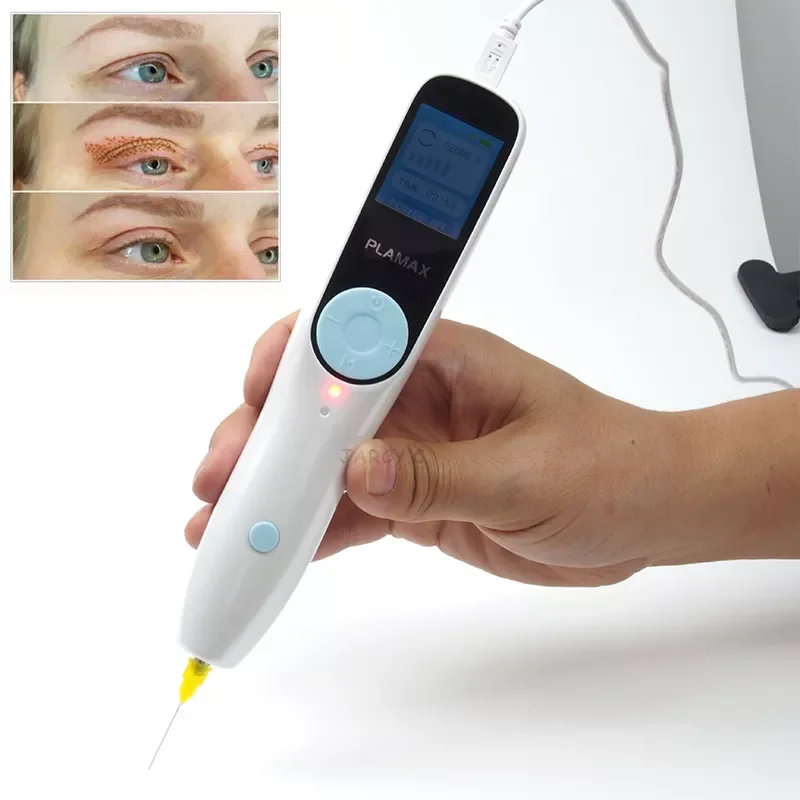 

NEW2023 PAA Portable 2 IN 1 Dark Spot Removal Plasma Pen Ozone Skin Rejuvenation Function Eye Lifting PAA Plasma Beauty Pen Fibr