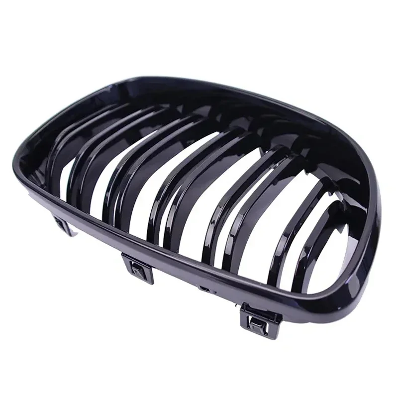 Глянцевая черная решетка для BMW 1 серии E81 E87 2004-2011 передний бампер автомобиля