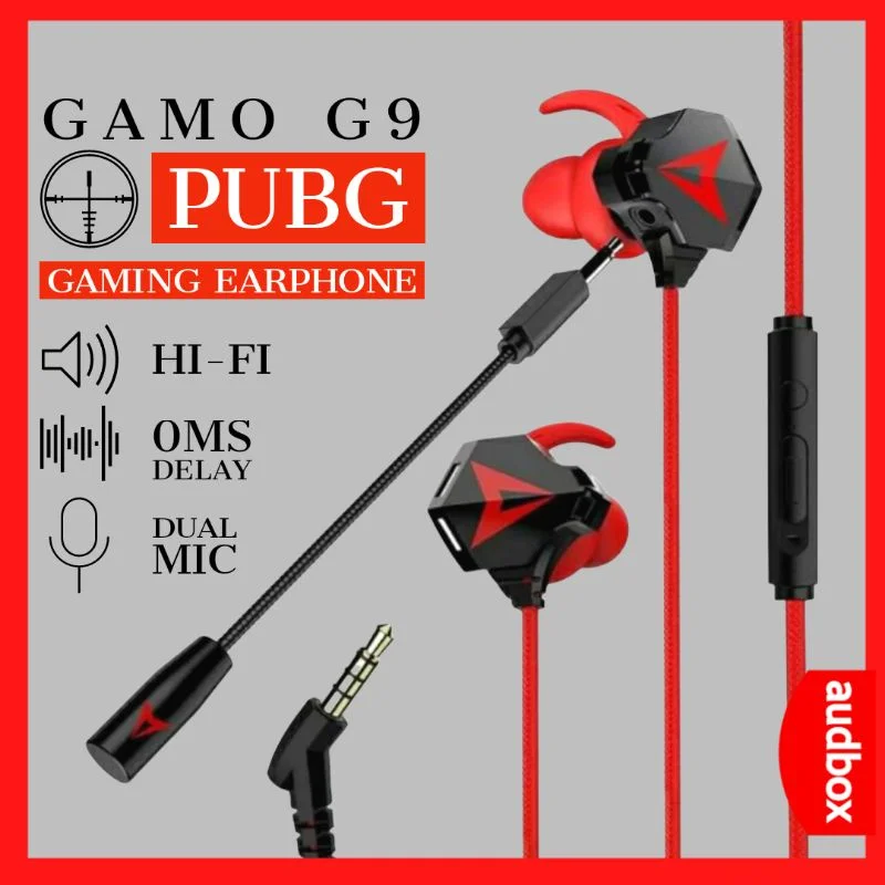 

Gamo G9 Stereo Bass Wired Earphone Music