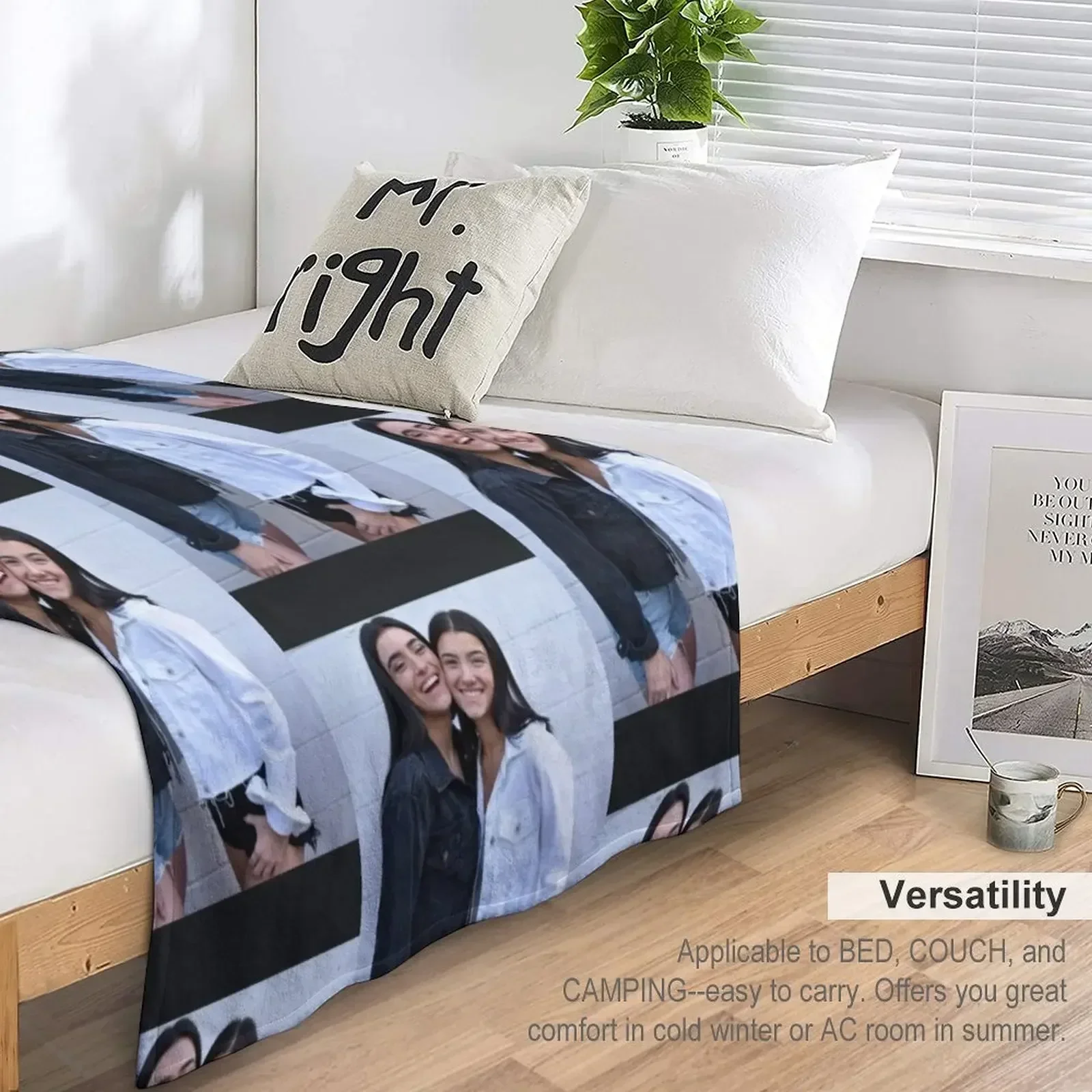 Plush одеяло Charli and dixie damelio для детей