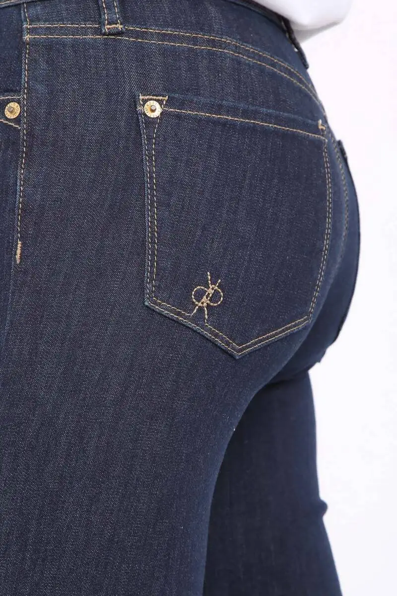 

Womens Indigo Straight Jean Trousers