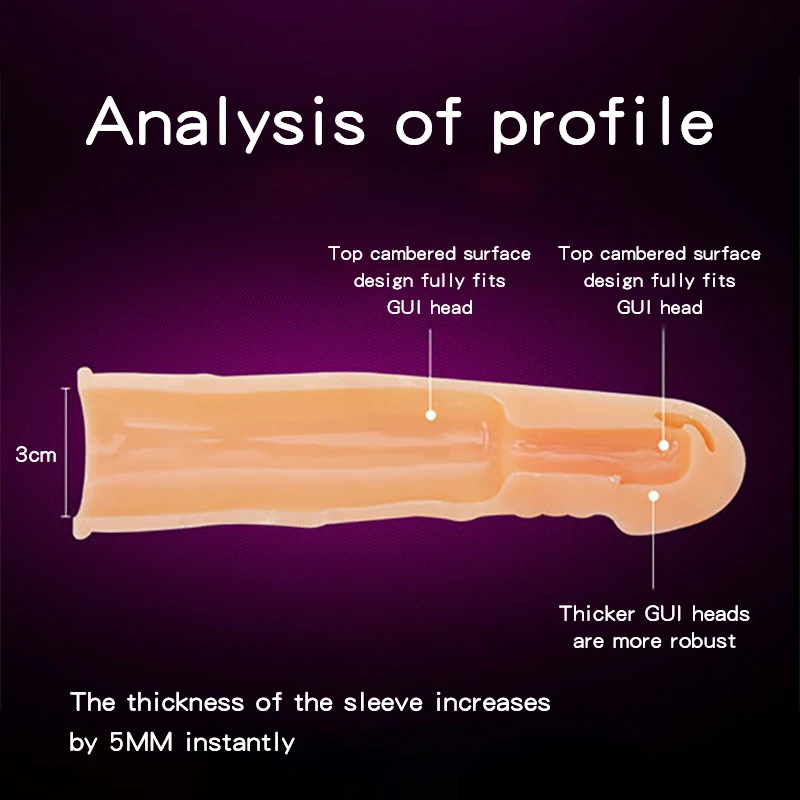 Увеличенный Мужской пенис 17 см многоразовый презерватив секс-игрушки для мужчин