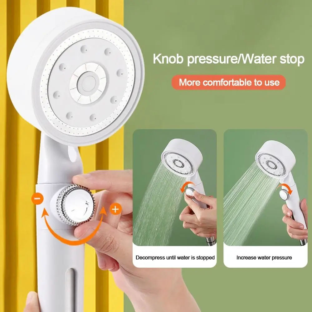 

Bath Water Purifier Rainfall Handheld Shower Filter Sprayer Bathroom Booster Shower Head Water-saving Sprinkler