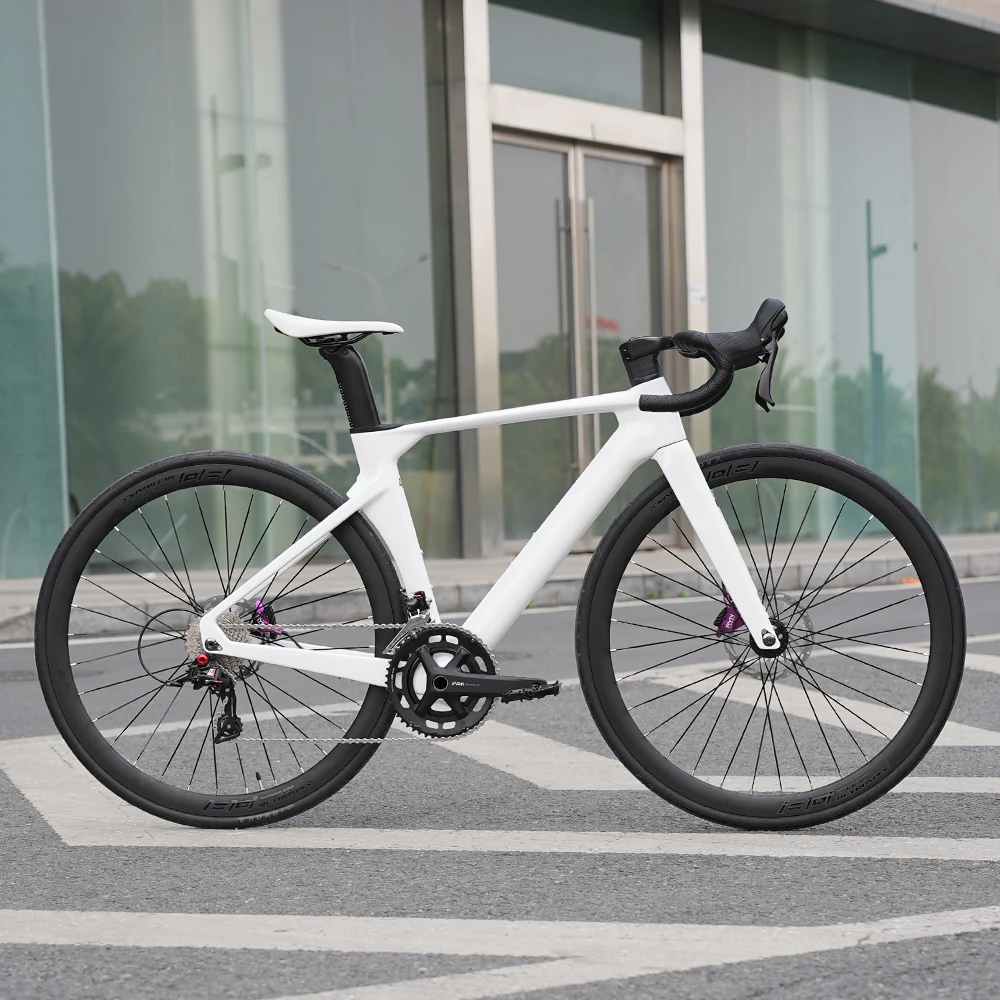 Фото Велосипед TWITTER Storm Rider Carbon Road 22S с механическими гидравлическими дисковыми тормозами 700c для начинающих, взрослых, городской, мужской и женский №2