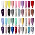 ROSALIND Gel Nail Polish 40 Colors Semi Permanent Manicure Nail Art Gel Varnishes Hybrid Base Top Coat For Gel Polish