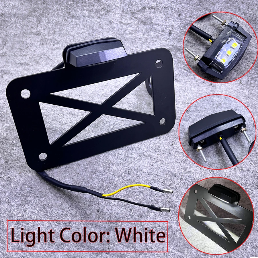 

Универсальное Боковое крепление для мотоцикла, светодиодный задний фонарь с номерным знаком, держатель кронштейна для туристического поплавка Harley Sportster